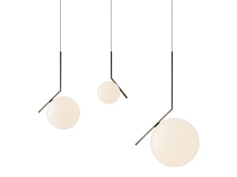 Suspensi&oacute;n de luz IC Modelo 3D