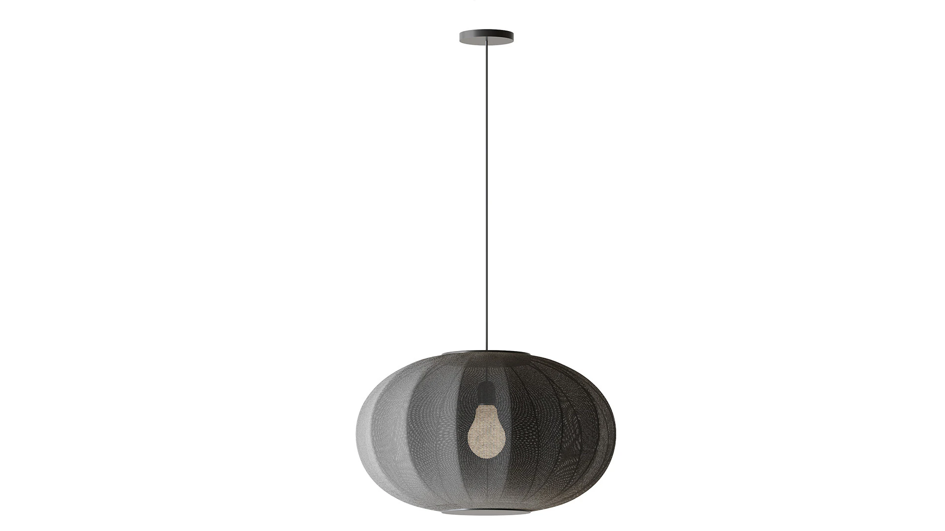 Knit Wit Oval Pendant light 3D Model .c4d .max .obj .3ds .fbx .stl .blend