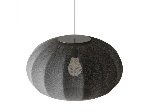 ओवल पेंडेंट लाइट के साथ बुनें 3D मॉडल