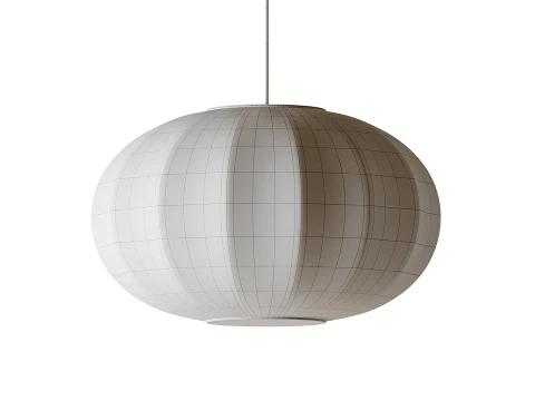 Knit Wit Oval Pendant light 3D Model