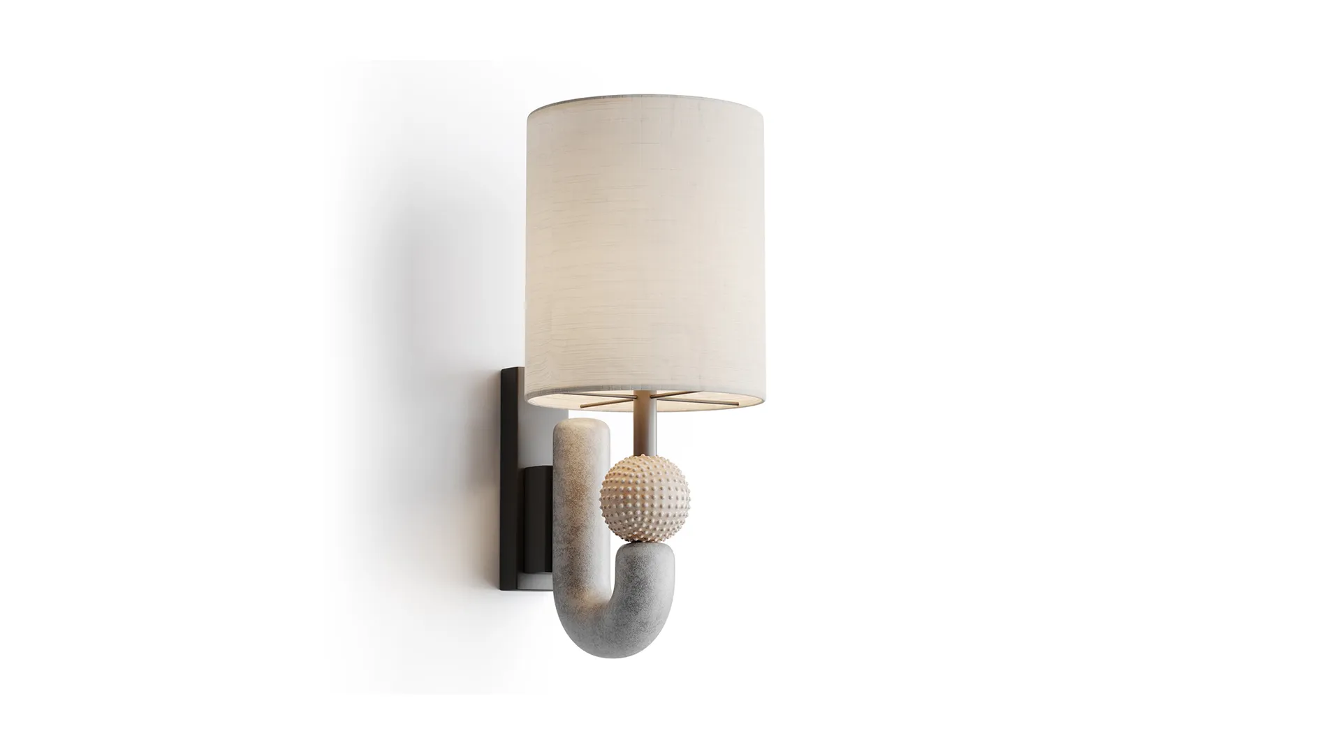 Wall lamp Carlo 3D Model .c4d .max .obj .3ds .fbx .stl .blend 