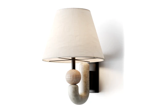 Wall lamp Carlo Enlarged 3D Model