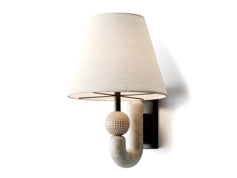 Wall lamp Carlo Enlarged 3D Model