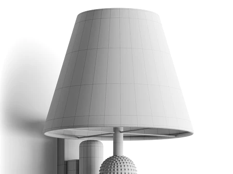 Wall lamp Carlo Enlarged 3D Model