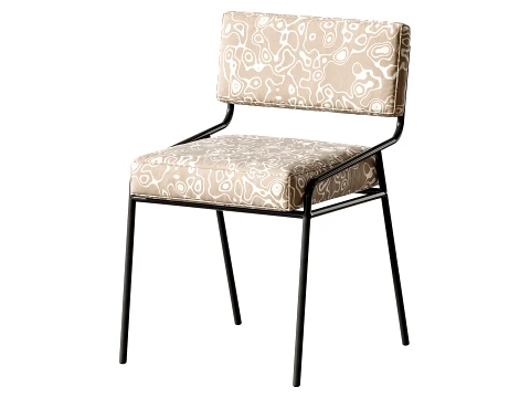 Alloy Legged Side Chair 3D Model