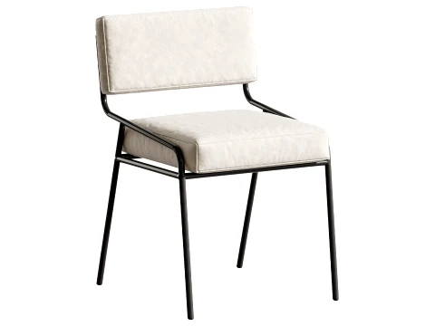 Alloy Legged Side Chair 3D Model