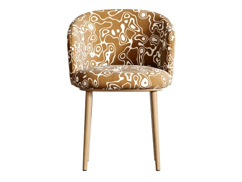 Balanced Outlined Arm Chair 3D Model