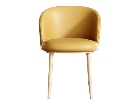 Balanced Outlined Arm Chair 3D Model