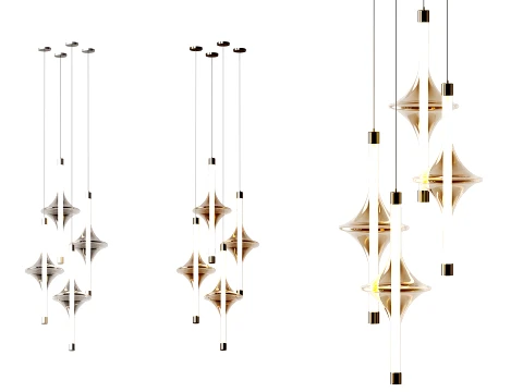 Chandelier Rain 3D Model