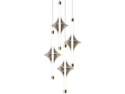Chandelier Rain 3D Model