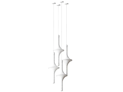 Chandelier Rain 3D Model