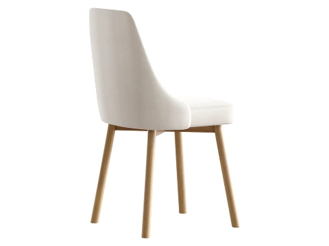 Contemporary Upholstered Dining Chair 3D Model