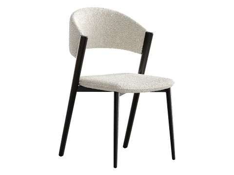 Contemporary Armless Chair 3D Model