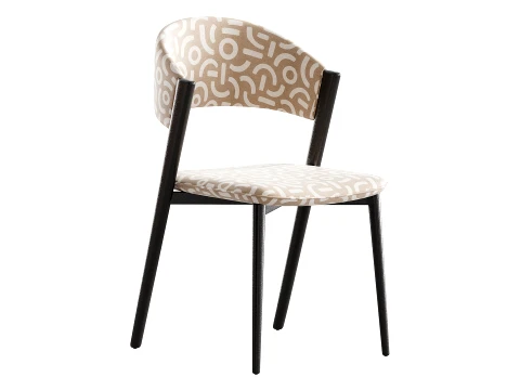 Contemporary Armless Chair 3D Model