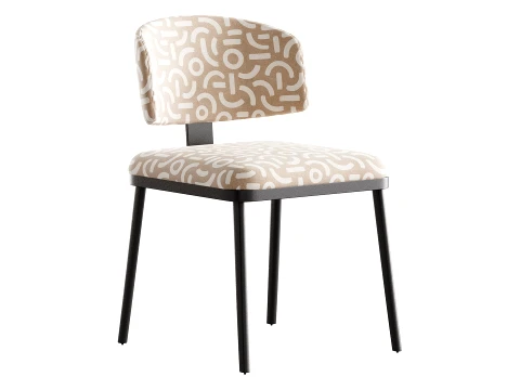 Contemporary Ink Steel Arm Chair 3D Model