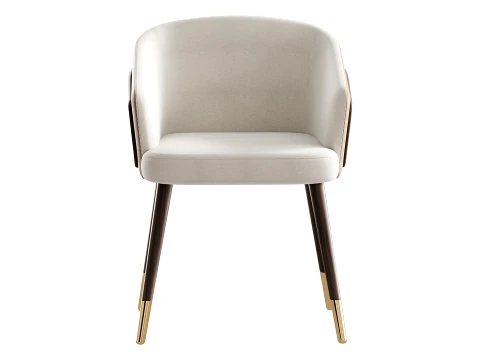 Contemporary Style Wooden Dining Chair Parsons Dining ArmChair 3D Model