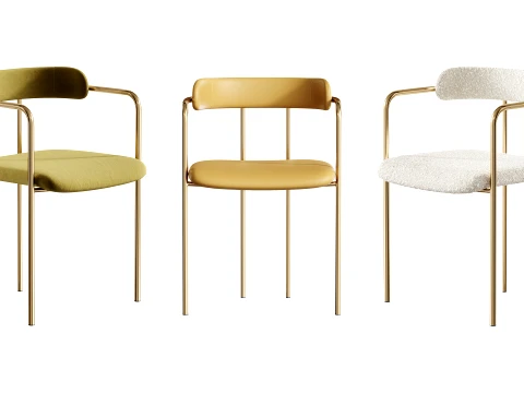 Dining Arm Chair 3D Model