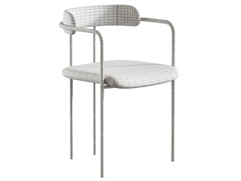 Dining Arm Chair 3D Model