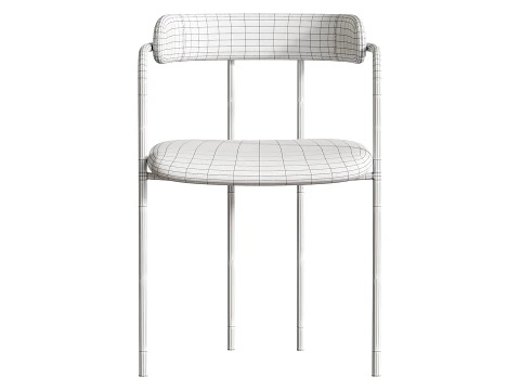 Dining Arm Chair 3D Model