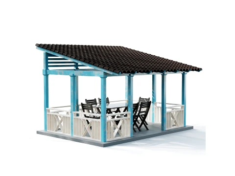 Gazebo 01 3D Model