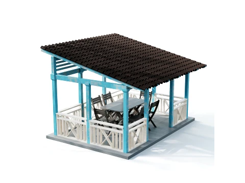 Gazebo 01 3D Model