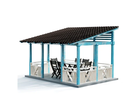 Gazebo 01 3D Model