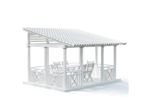 Gazebo 01 3D Model