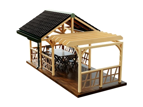 Gazebo 3 3D Model
