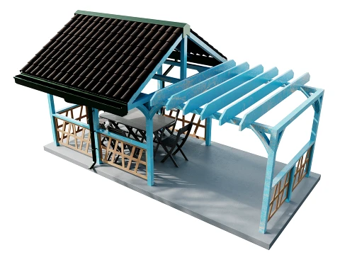 Gazebo 3 3D Model