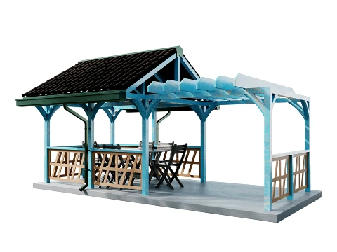Gazebo 3 3D Model