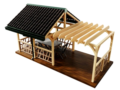 Gazebo 3 3D Model