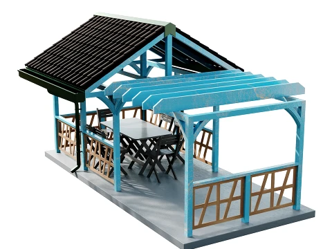 Gazebo 3 3D Model