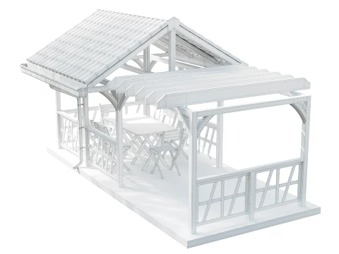 Gazebo 3 3D Model