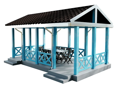 Gazebo 4 3D Model