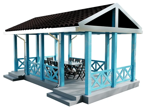 Gazebo 4 3D Model
