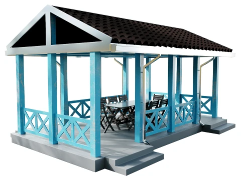Gazebo 4 3D Model