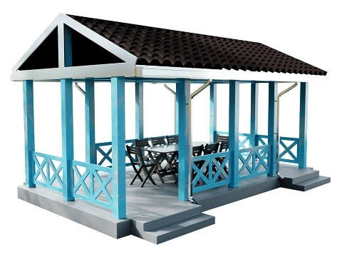 Gazebo 4 3D Model