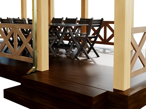 Gazebo 4 3D Model