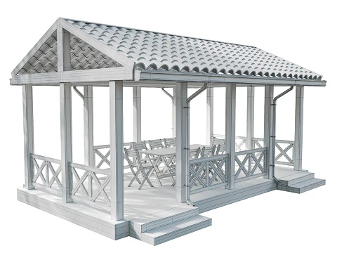 Gazebo 4 3D Model