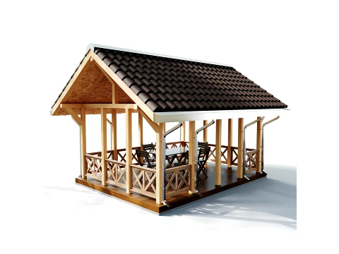 Gazebo 06 3D Model