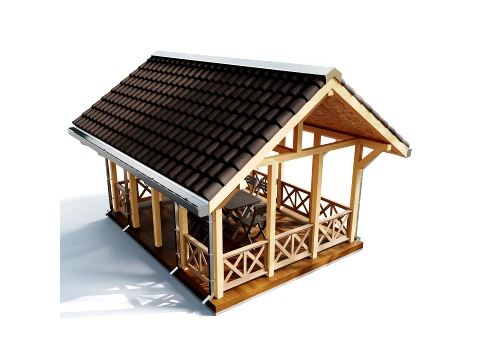 Gazebo 06 3D Model