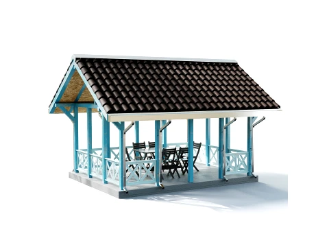 Gazebo 06 3D Model