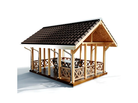 Gazebo 06 3D Model