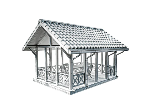 Gazebo 06 3D Model
