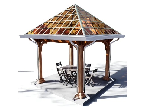 Gazebo 07 3D Model