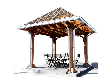 Gazebo 07 3D Model
