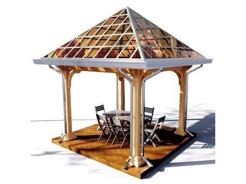 Gazebo 07 3D Model