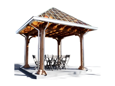 Gazebo 07 3D Model