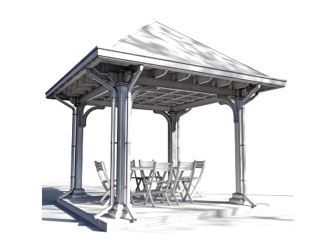 Gazebo 07 3D Model