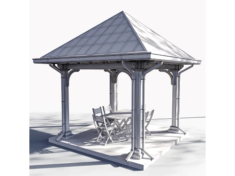 Gazebo 07 3D Model